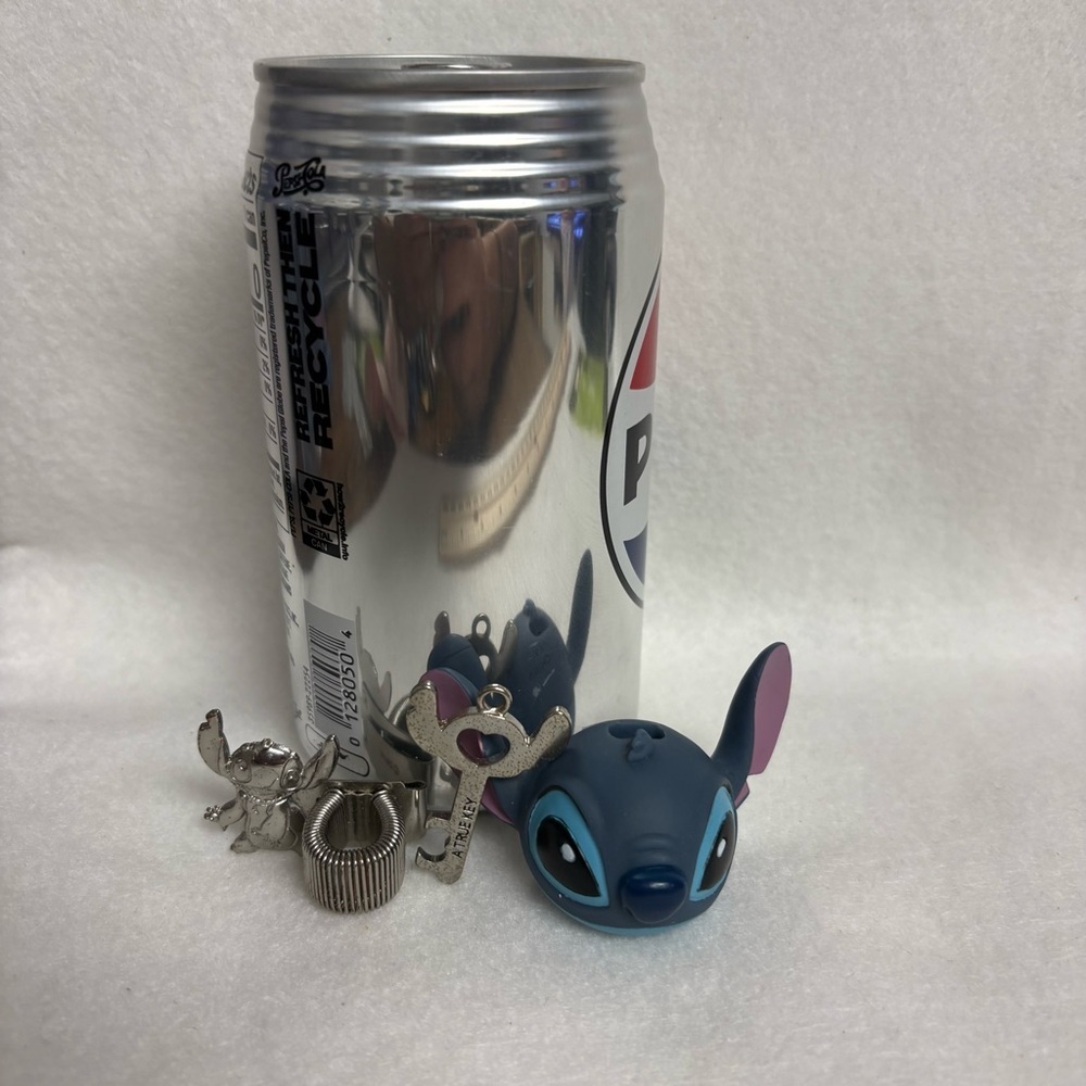 Set of 3 STITCH Pen Holder Key Plastic Key Cover Disney Japan - Picture 2 of 9